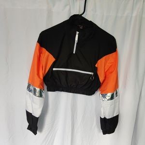 Crop Windbreaker Jacket